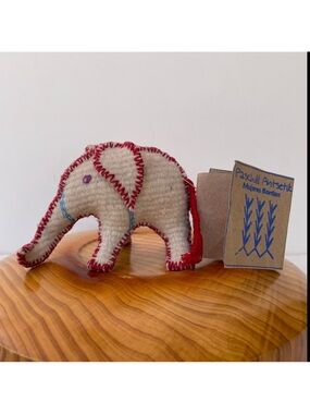 Made in Mexico Embroidered Elephant Soft Toy NWT